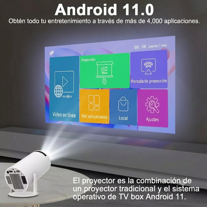 Proyector Led HY300 Android TV
